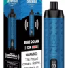 AI Fakher Crown Bar 12000 Puffs Hookah Sound Disposable E-Cigarette - Blue Ocean