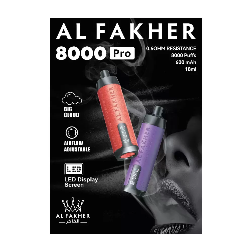 AL Fakher Crown Bar Pro 8000 szívás eldobható e-cigaretta - Magic Love