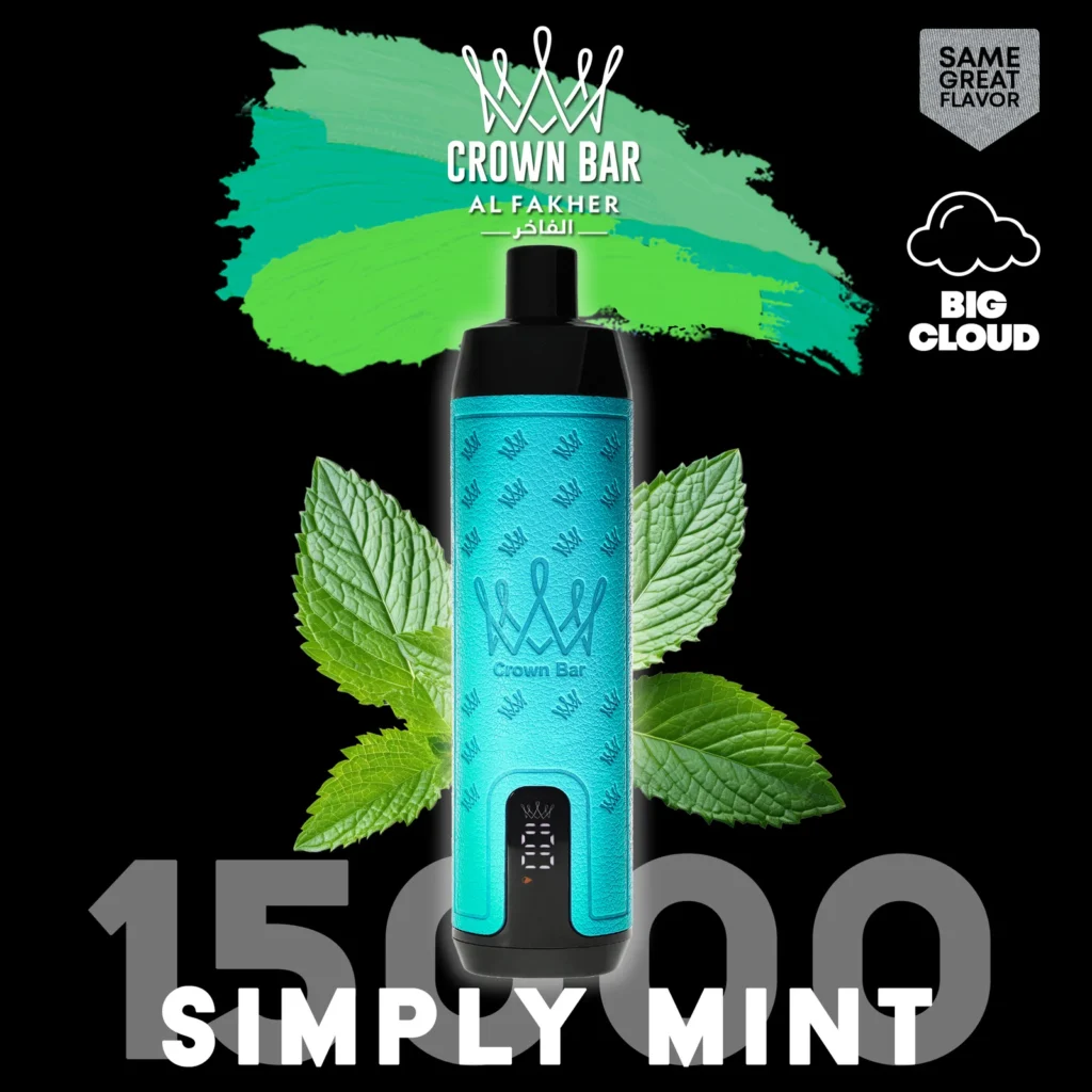 Al Fakher Vape 15000: Welche Geschmacksrichtungen sind verfügbar? 1 ALFakher 15000 Simply mint