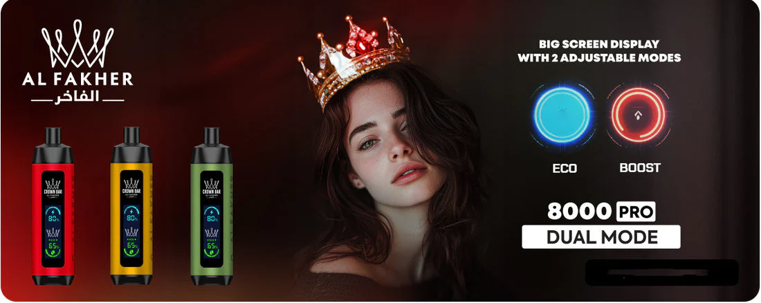 Al Fakher Crown Bar Big Cloud 8000 PRO : Pourquoi est-elle un choix premium 2 Al Fakher Crown Bar Big Cloud 8000 PRO : Pourquoi est-elle un choix premium