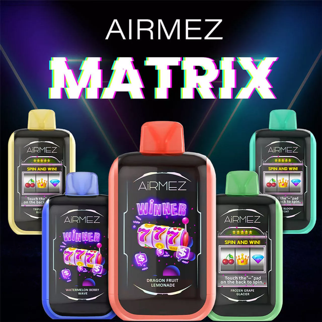 Airmez Matrix 25000 Züge Einweg E Zigarette - Frozen Strawberry Drift 2 Airmez Matrix 25000 Züge Einweg E Zigarette - Frozen Strawberry Drift