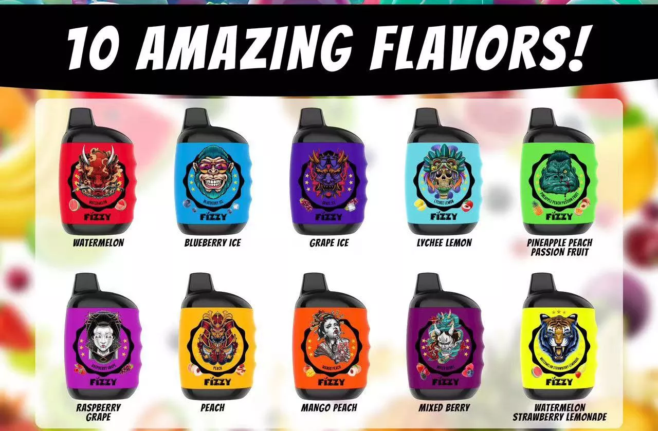 Fizzy GREAT 10000 Züge Einweg E Zigarette - Blueberry Ice