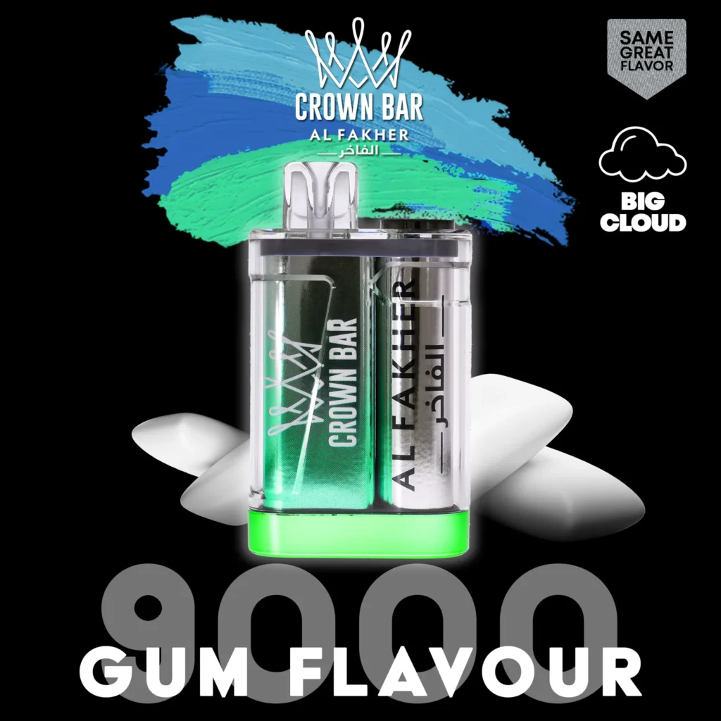 Wie Al Fakher den E-Zigaretten-Markt neu definiert 1 ALFakher 9000 gum flavour