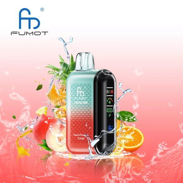 Fumot RandM Tornado 20000 Peach Pineapple 0range