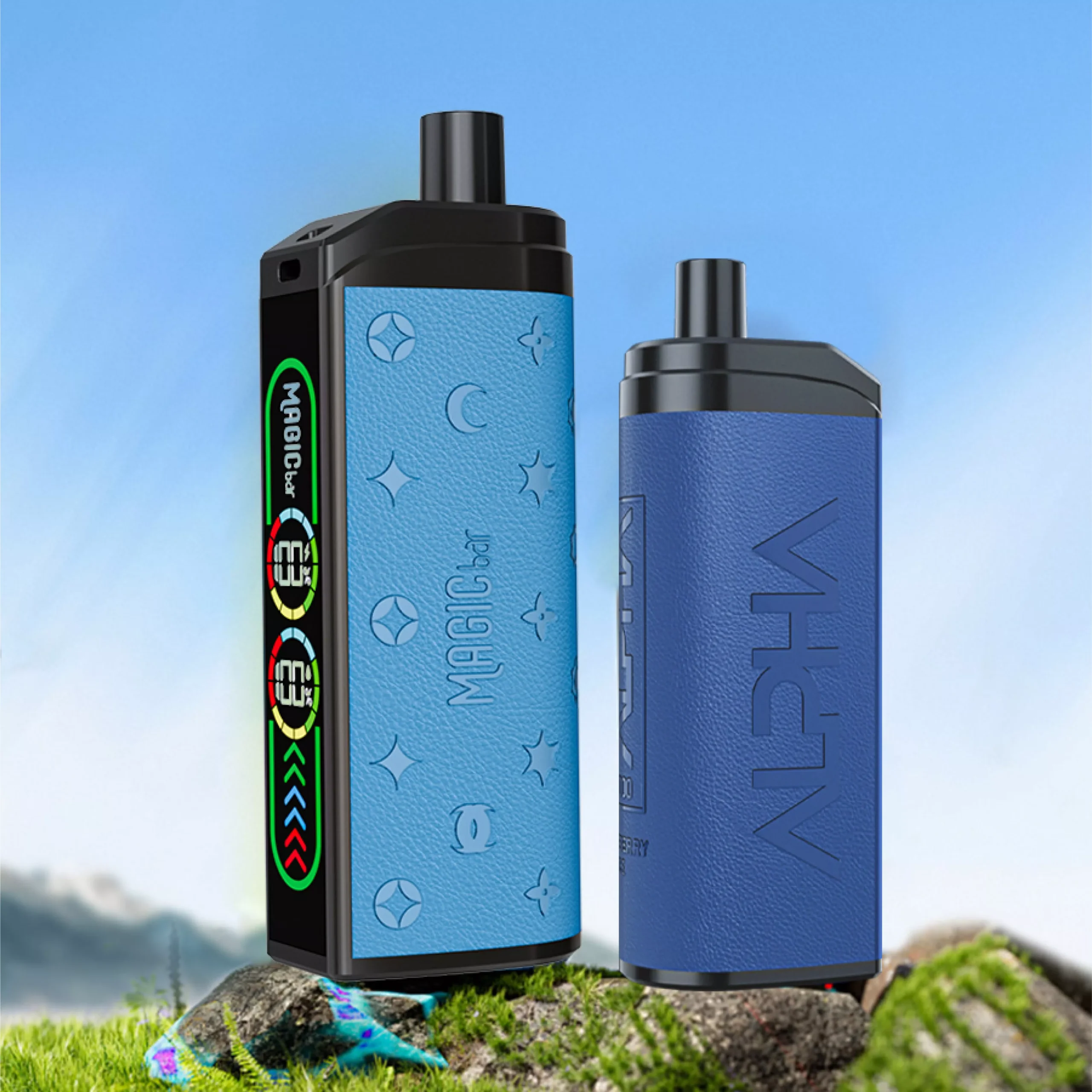 Bara Magică Alpha 20000 de trageri Țigaretă electronică de unică folosință - Mure înghețate 2 Bara Magică Alpha 20000 de trageri Țigaretă electronică de unică folosință - Blueberry Ice