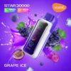 Vozol Star 20000 Züge Einweg E Zigarette - GRAPE ICE