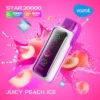 Vozol Star 20000 tirages cigarette électronique jetable - JUICY PEACH ICE