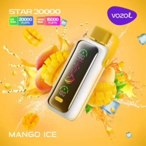 Vozol Star 20000 trekkingen Wegwerp E-sigaret - MANGO ICE