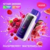 Vozol Star 20000 trekkingen Wegwerp E-sigaret - RASPBERRY WATERMELON