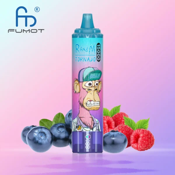 Fumot RandM Tornado 15000 blueberry raspberry
