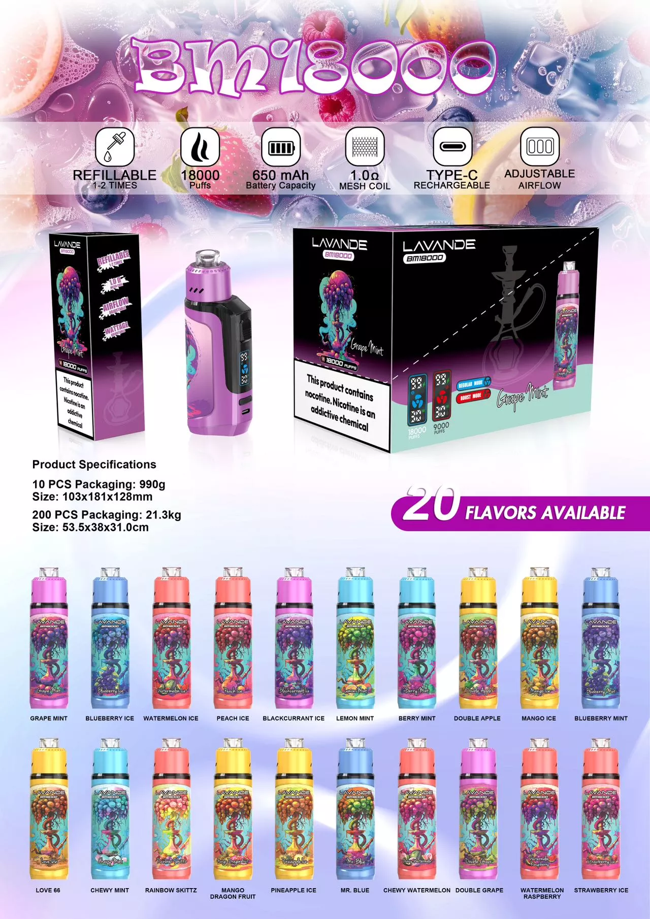 Lavande BM18000 Züge Einweg E Zigarette - Love 66 2 becomes Lavande BM18000 Züge Einweg E-Zigarette - Love 66 2 Lavande BM18000 Züge Einweg E Zigarette - Love 66 becomes Lavande BM18000 tiri Sigaretta elettronica usa e getta - Love 66